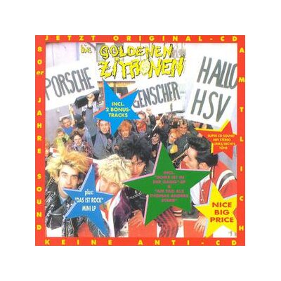 GOLDENEN ZITRONEN, DIE - PORSCHE GENSCHER & BONUS - CD