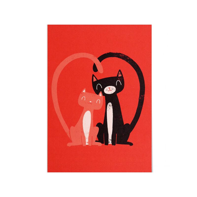 Postkarte - Lagom Design - Cat Love