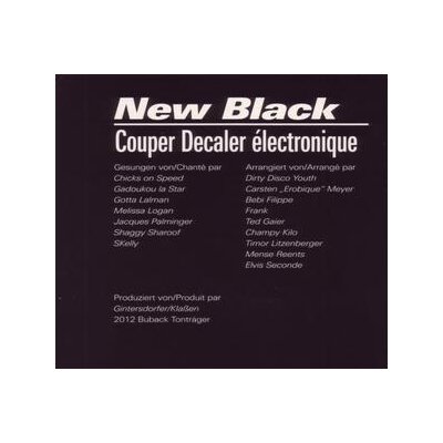 NEW BLACK/VARIOUS - COUPER DECALER ELECTRONIQUE - CD
