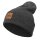Urban Classics - TB626 Leatherpatch Long Beanie - charcoal