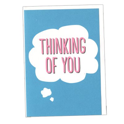 Postkarte mit Umschlag - Thinking Of You