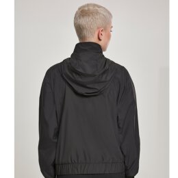 Urban Classics - TB2667 Ladies Panel Pull Over Jacket - all black