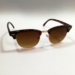 Sonnenbrille Clubmaster Style (19-195) - turtoise/browngreen