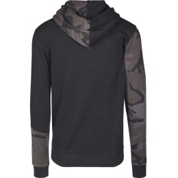 Urban Classics - TB2388 - Camo Zig Zag Hoodie - black/dark camo