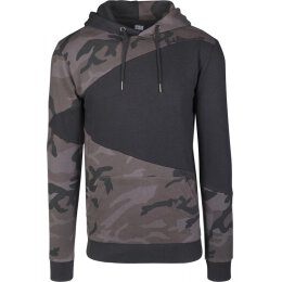 Urban Classics - TB2388 - Camo Zig Zag Hoodie - black/dark camo