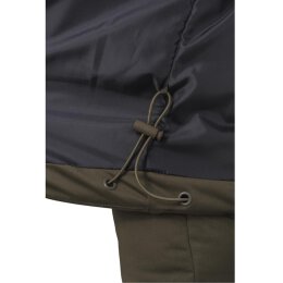 Urban Classics - TB2425 - Hooded 2-Tone Puffer Jacket - dark olive/black