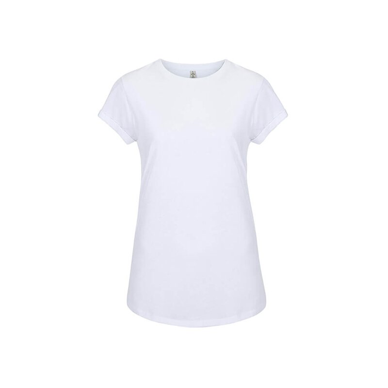 Continental/ Salvage - SA16 - WOMENS ROLLED SLEEVE - white