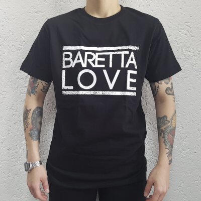 Baretta Love -  Distressed Logo - T-Shirt - black