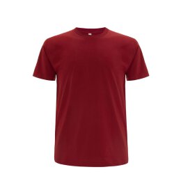 Continental/ Earthpositive - EP01 - ORGANIC MENS/UNISEX T-SHIRT - dark red