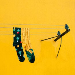 Many Mornings Socks - Veggie Mix - Socken