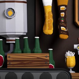 Many Mornings Socks - Craft Beer Low - Socken