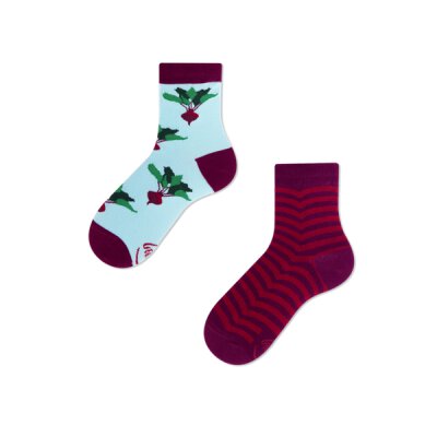 Many Mornings Socks - Beetroots - Kids Socken