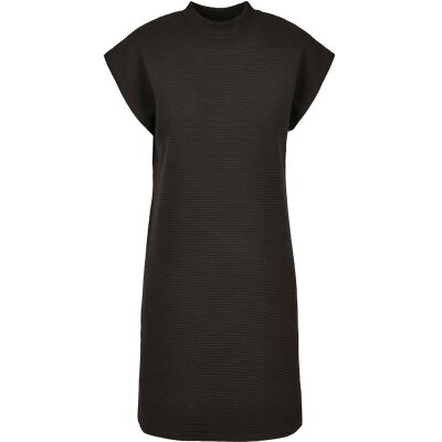 Urban Classics - TB2998 - Ladies Naps Terry Extended Shoulder Dress - black