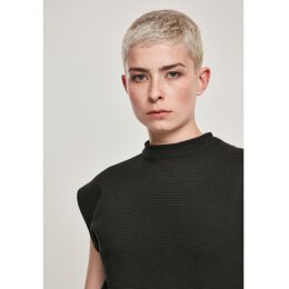 Urban Classics - TB2998 - Ladies Naps Terry Extended Shoulder Dress - black