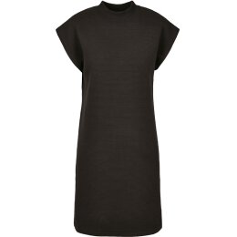 Urban Classics - TB2998 - Ladies Naps Terry Extended Shoulder Dress - black