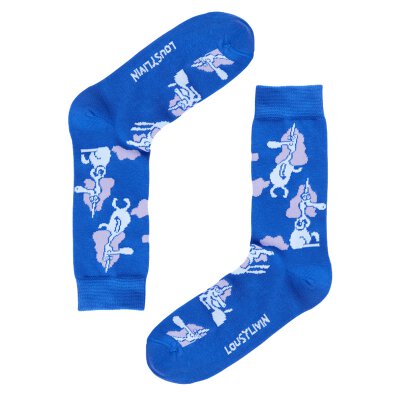 Lousy Livin Socks - Sky Gym - Socken - spectrum blue