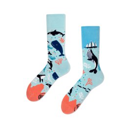 Many Mornings Socks - Ocean Life - Socken