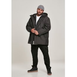 Urban Classics - TB3149 - Hooded Long Jacket - black