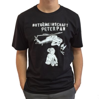 Notgemeinschaft Peter Pan - Helikoptereltern - T-Shirt - black