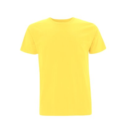 Earth Positive - EP01 - ORGANIC MENS/UNISEX T-SHIRT - buttercup yellow