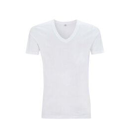 Continental/ Earth Positive - EP03V - Mens V-Neck T-Shirt - white