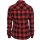 Urban Classics - TB388 Ladies Checked Flanell Shirt - black / red