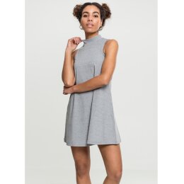 Urban Classics - TB1900 - Ladies A-Line Turtleneck Dress - grey