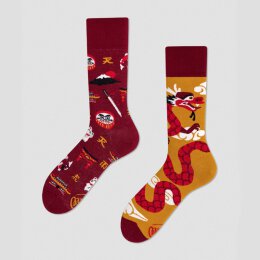 Many Mornings Socks - Asian Dragon - Socken