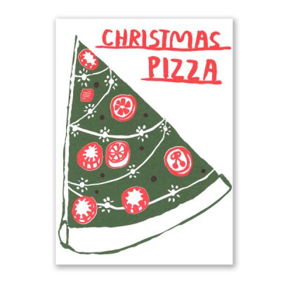 1973 / People Ive Loved - Christmas Pizza - Postkarte