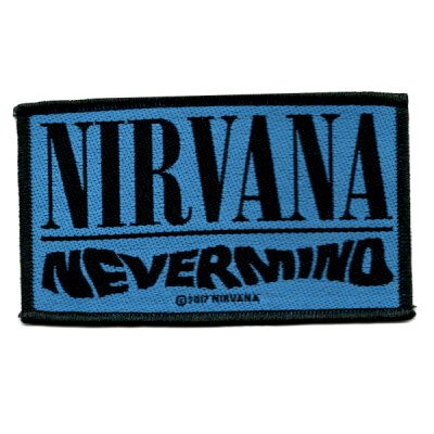 Nirvana - Nevermind Block - Patch (schwarz / blau)