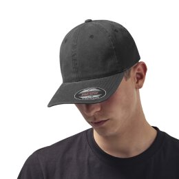 Flexfit - 6997 Garment Washed Cotton Dad Hat - Black