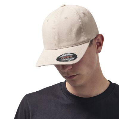 Flexfit - 6997 Garment Washed Cotton Dad Hat - Khaki