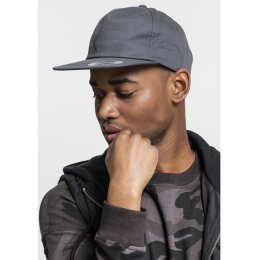 6502 - Unstructured 5-Panel Snapback - charcoal