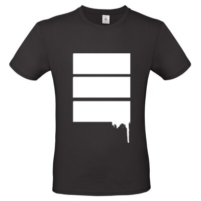 Merchmanufaktur - Dein Design - 100 einfarbig + einseitig bedruckte B&C Exact 150 T-Shirts (E150) - Bruttopreis inkl. Versand