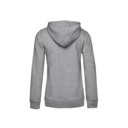B&C - Organic Zipped Hooded Women (WW36B) - heather grey