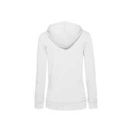 B&C - Organic Zipped Hooded Women (WW36B) - white