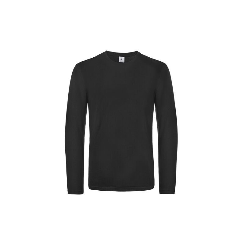 B&C - E190 Unisex Longsleeve Shirt (TU07T) - black