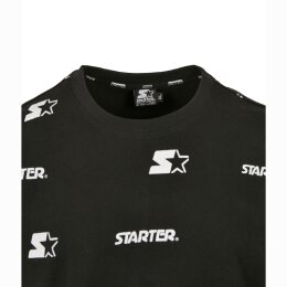 Starter - Logo AOP (ST025) - Tee - black
