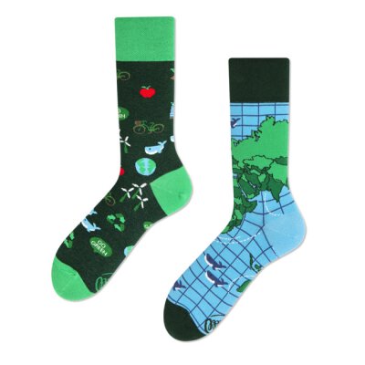 Many Mornings Socks - Save The Planet - Socken