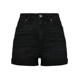 Urban Classics - TB3452 - Ladies 5 Pocket Shorts - real black washed