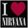 Nirvana - I Love Nirvana - Patch