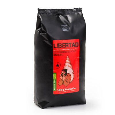 Kaffee - Bio-Café Libertad - ganze Bohnen (Artikel Nr. 120) - Politischer Projekt-Kaffee - 1000g