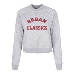 Urban Classics - TB3780 - Ladies Short college crew - grey
