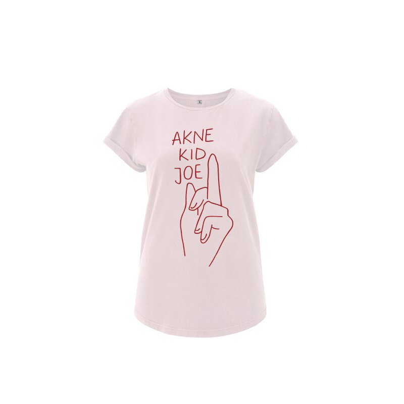 Akne Kid Joe - Mittelfinger - Girl Shirt (EP16) - light pink