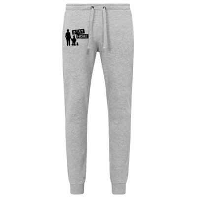 Kidnap Music - Stay Home - Jogging Hose / Jogger Pant - heather grey XS