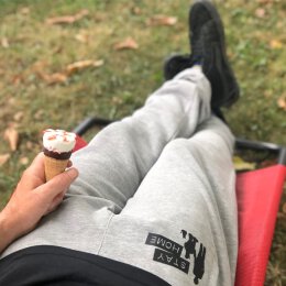 Kidnap Music - Stay Home - Jogging Hose / Jogger Pant - heather grey S