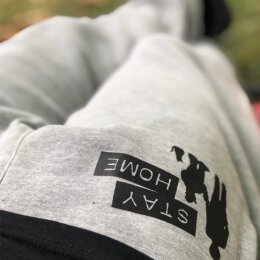 Kidnap Music - Stay Home - Jogging Hose / Jogger Pant - heather grey S