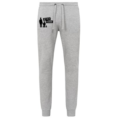 Kidnap Music - Stay Home - Jogging Hose / Jogger Pant - heather grey XXL