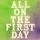 TONY, CARO & JOHN - ALL ON THE FIRST DAY - LP