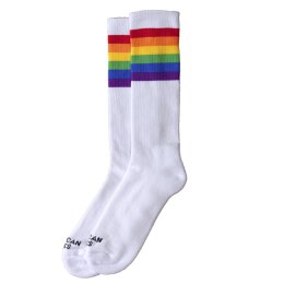 American Socks - Rainbow Pride White - Socken - Mid High